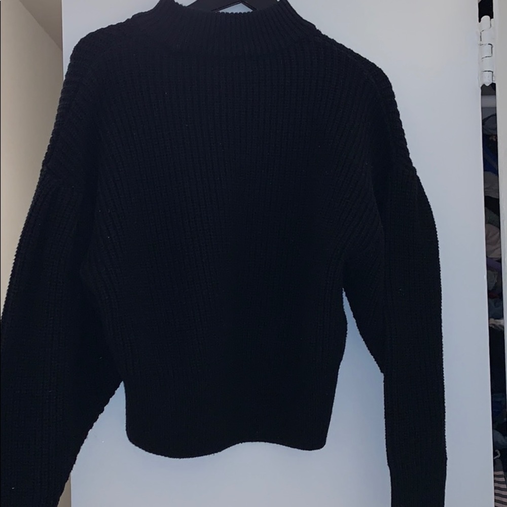 Never worn- black knitted sweater
